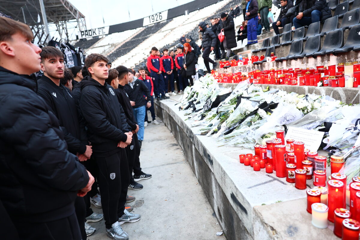 Η Κ19 του ΠΑΟΚ τίμησε στη Σουρωτή τους αδικοχαμένους φιλάθλους της ομάδας, μαζί με τον Βόλο στην Τούμπα