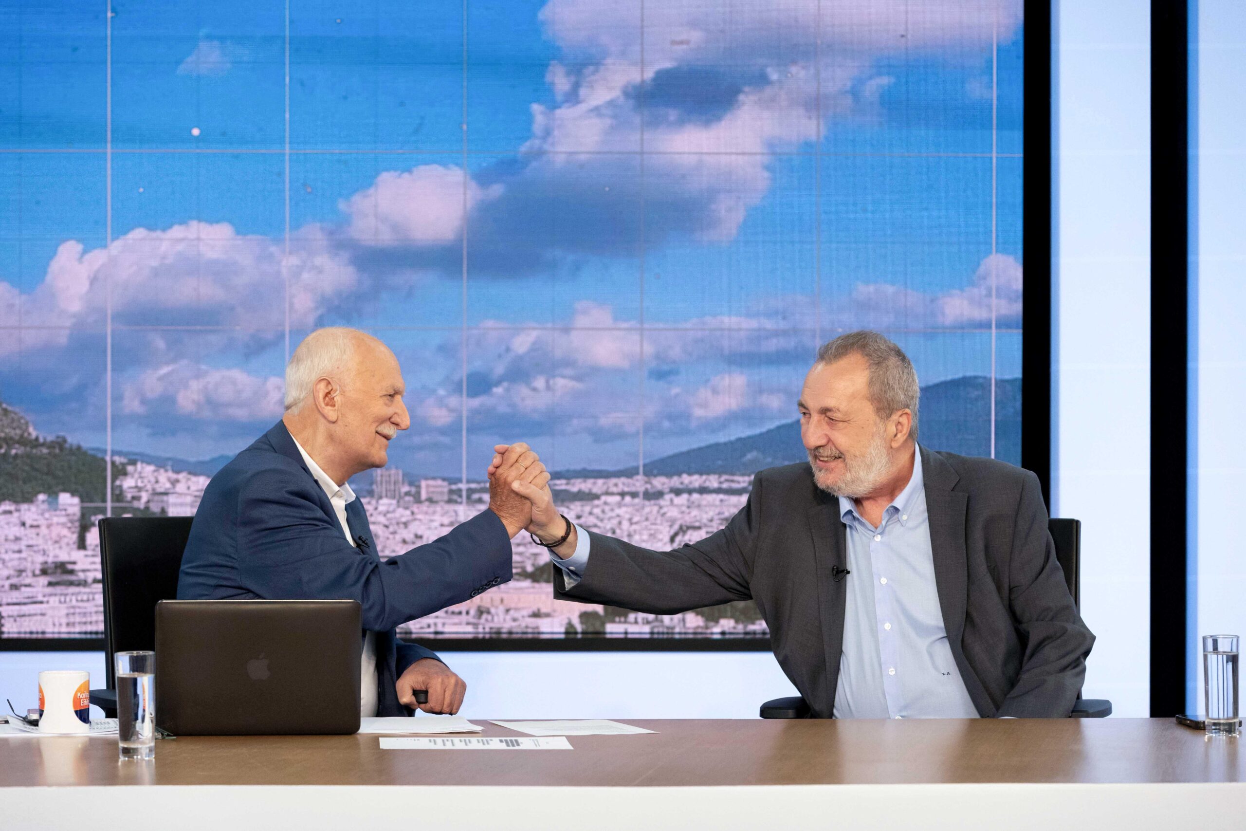 Γιώργος Παπαδάκης: Συγκίνηση στο αποχαιρετιστήριο «Καλημέρα Ελλάδα» του 2025 9 Γιώργος Παπαδάκης και Στρατής Λιαρέλλης