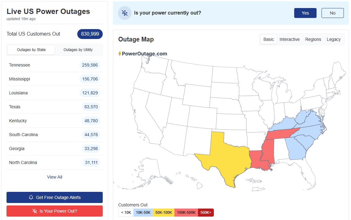Πολικό ψύχος στις ΗΠΑ: Τουλάχιστον 11 θάνατοι και μαζικές διακοπές ρεύματος – Χάος στις μεταφορές από τη γιγαντιαία χειμερινή καταιγίδα