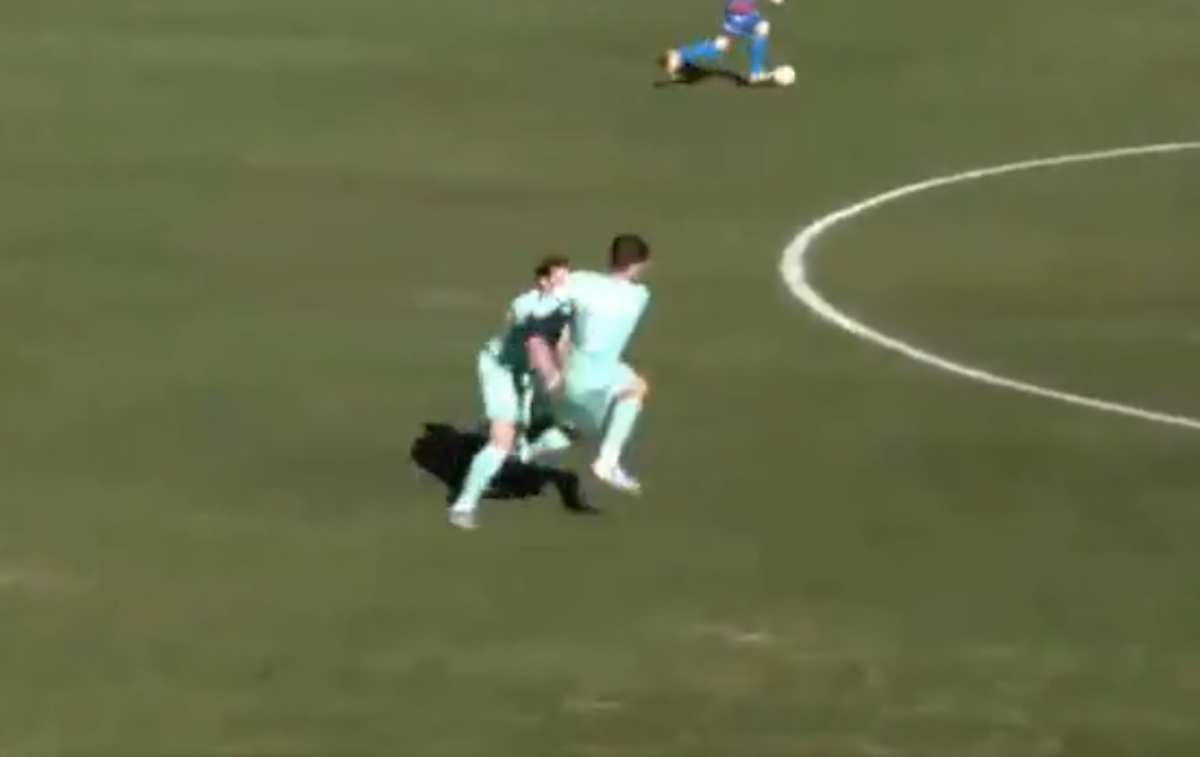 Ο Κούτσιας υπέστη απίστευτη επίθεση από συμπαίκτη του στη Λουγκάνο εντός γηπέδου