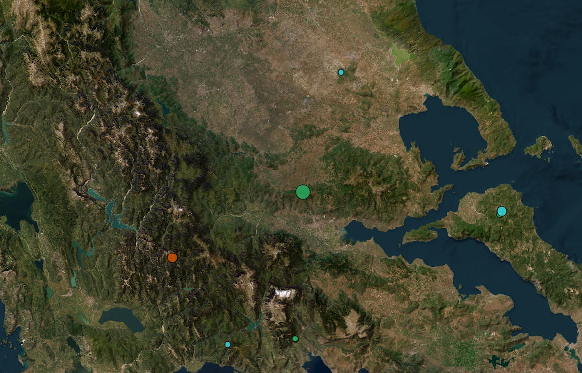 Σεισμική δόνηση 4,4 Ρίχτερ πλησίον του Δομοκού Φθιώτιδας