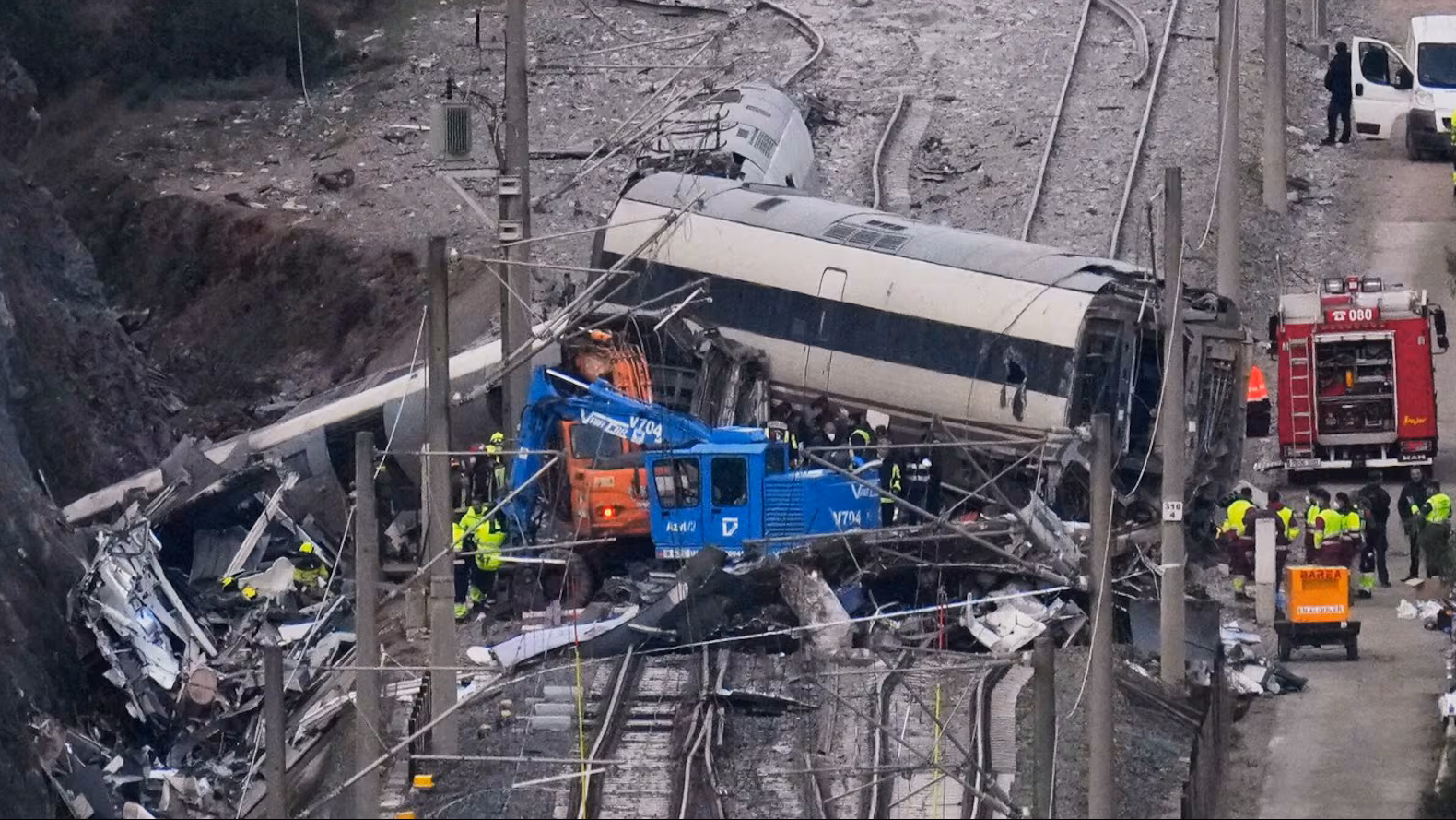 Οι νεκροί από τη σιδηροδρομική καταστροφή στην Ισπανία ανήλθαν στους 46