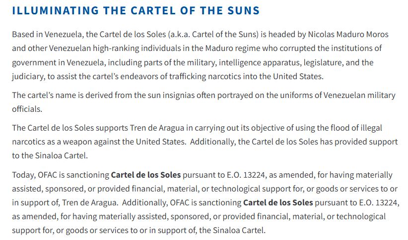 ΗΠΑ: «Ρήγμα» στο αφήγημα Τραμπ για Μαδούρο – Το υπουργείο Δικαιοσύνης αναθεώρησε σιωπηλά τις κατηγορίες για το «Cartel de los Soles»