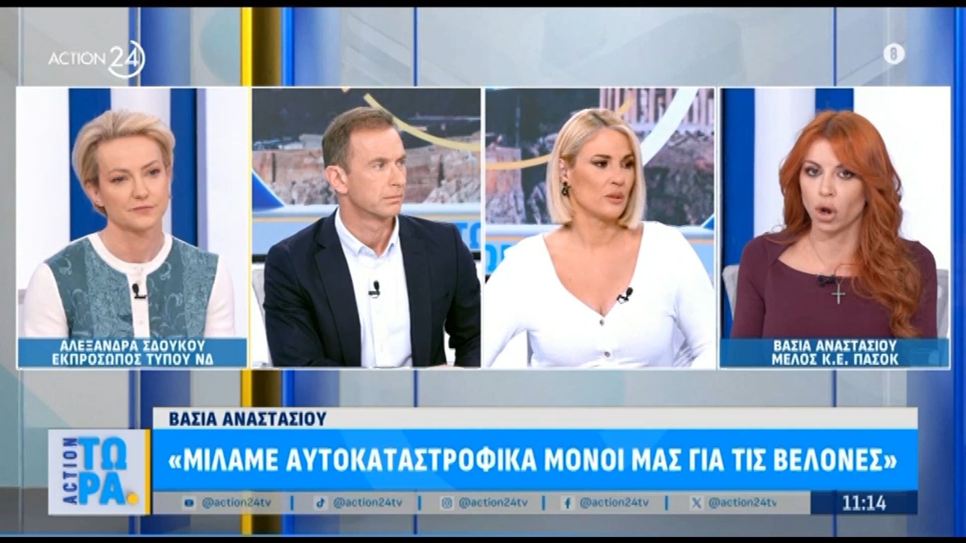 Β. Αναστασίου: «Προεκλογικά δεν στήριξα τον Ανδρουλάκη, αλλά το συμφέρον του ΠΑΣΟΚ αυτή τη στιγμή είναι να πάει καλά»