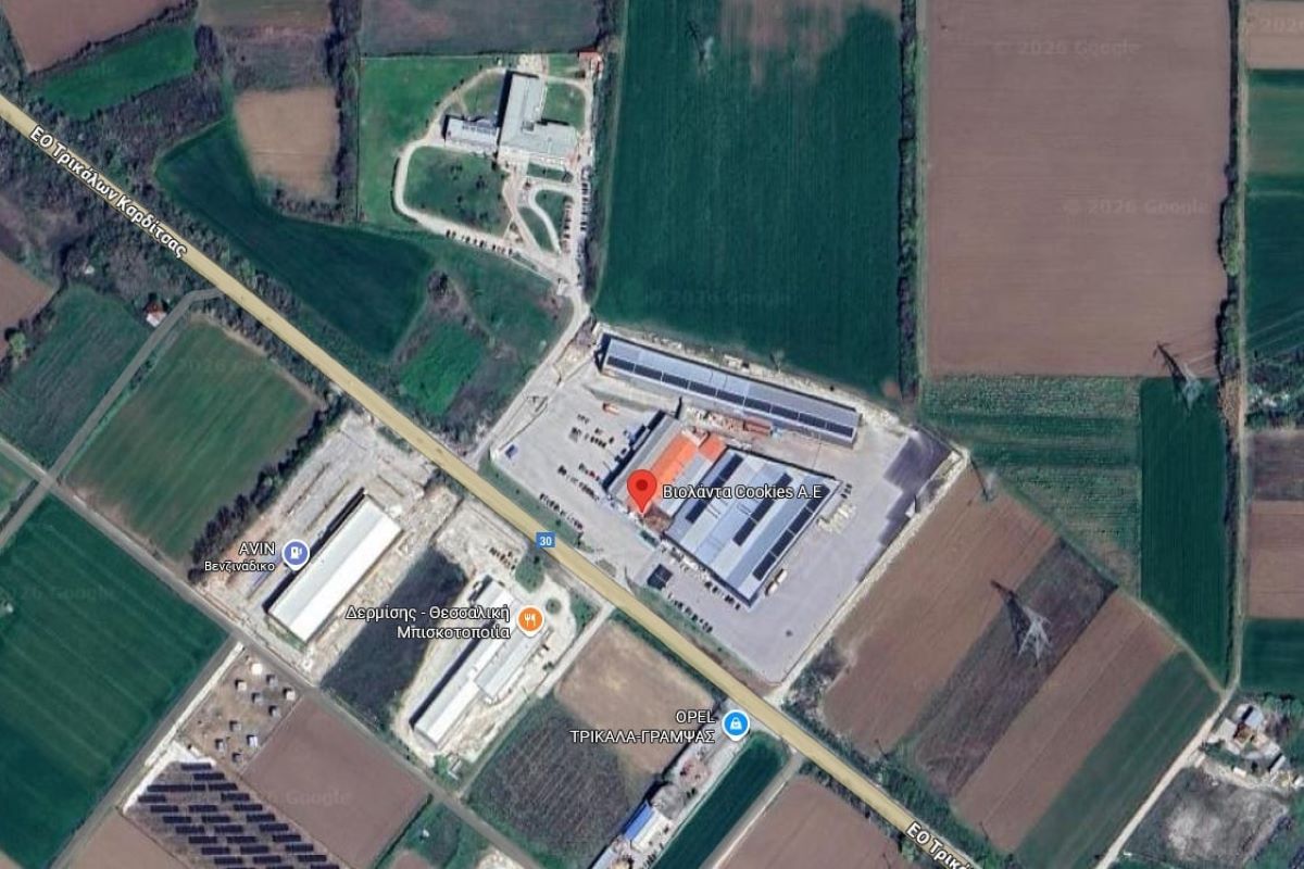 Βιολάντα: Το εργοστάσιο πριν και μετά την απόλυτη καταστροφή 6 Φωτογραφία του εργοστασίου «Βιολάντα» από το Google Maps