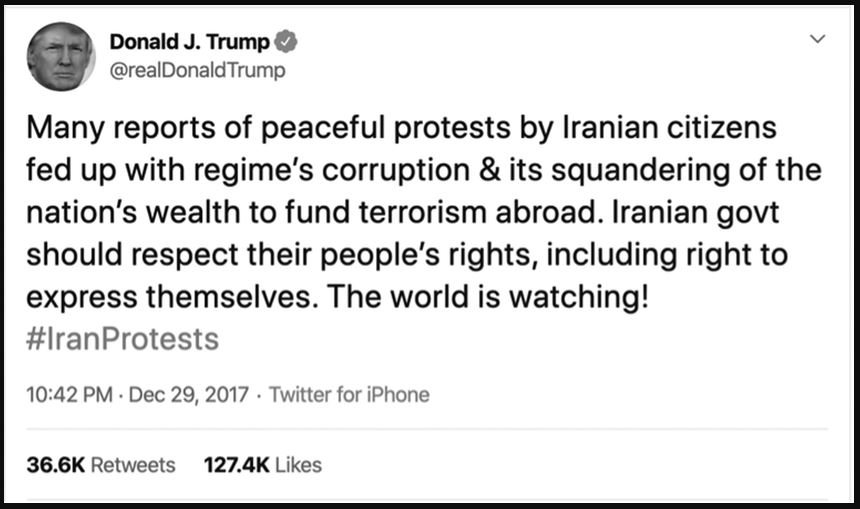 Ιράν: Η σημασία του «είμαστε προετοιμασμένοι και οπλισμένοι» του Τραμπ – Η έντονη απάντηση της Τεχεράνης και οι εξοργισμένες διαδηλώσεις