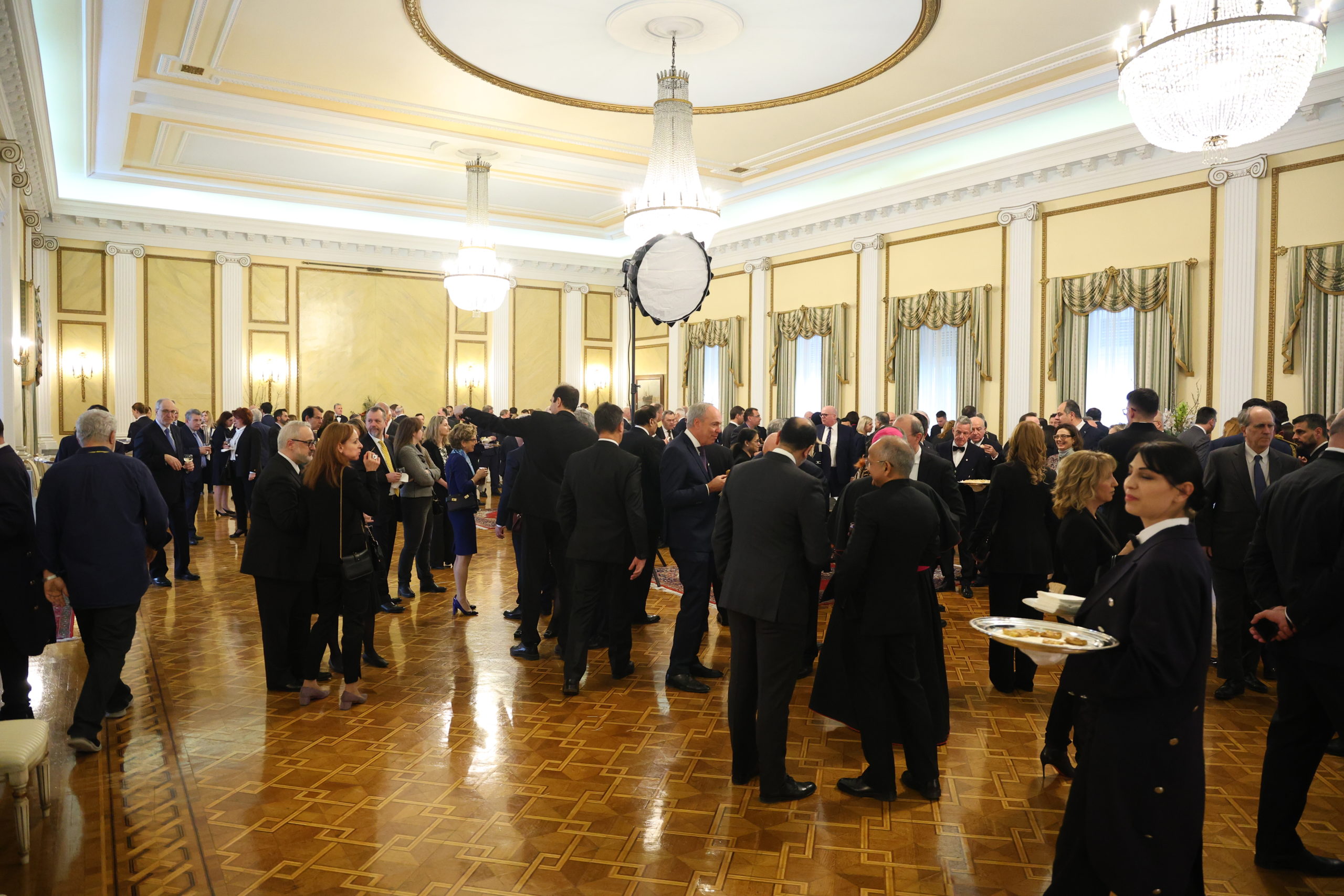 Δεξίωση, Κωνσταντίνος Τασούλας, Προεδρικό Μέγαρο, διπλωματικό σώμα