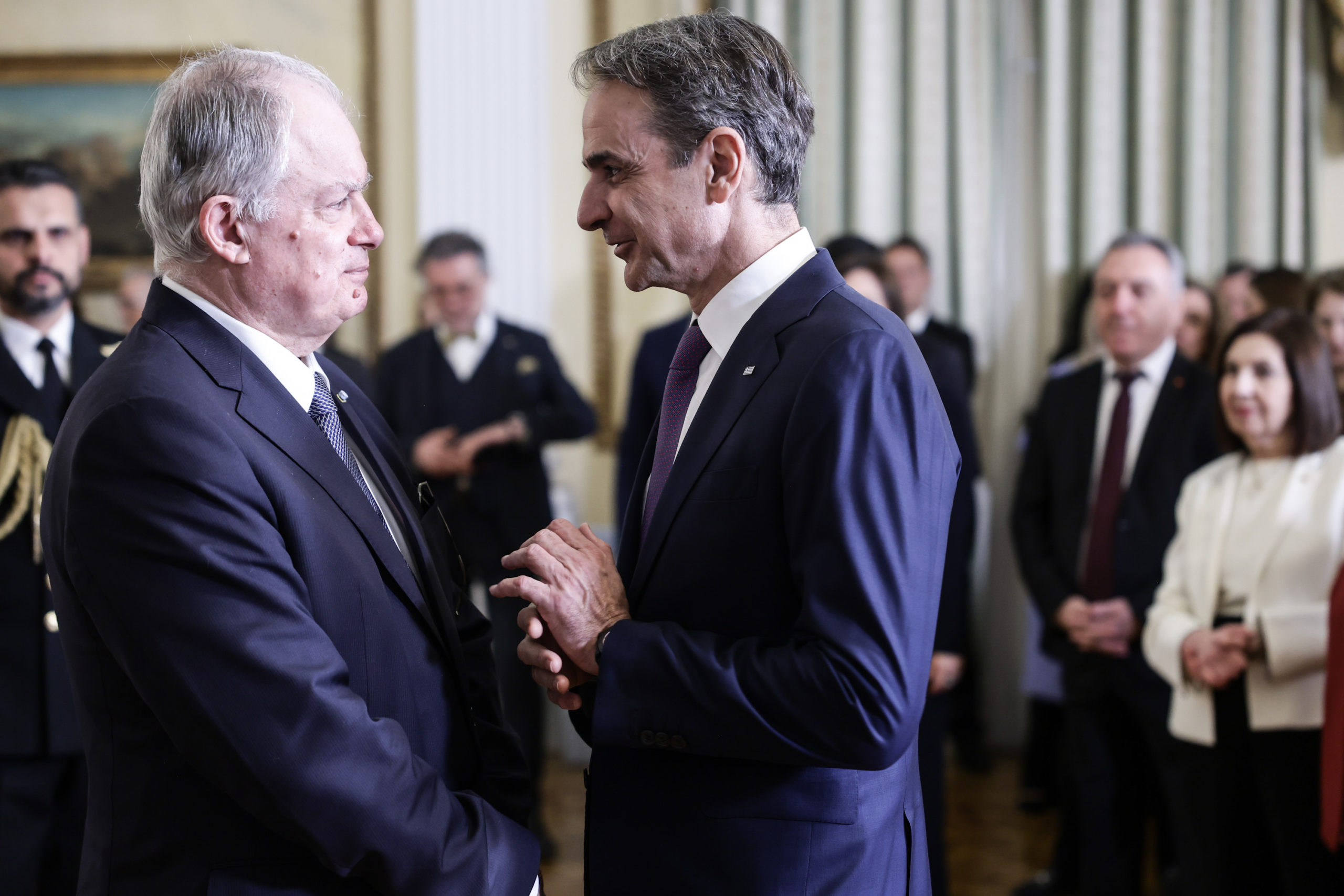 Δεξίωση, Κωνσταντίνος Τασούλας, Προεδρικό Μέγαρο, διπλωματικό σώμα