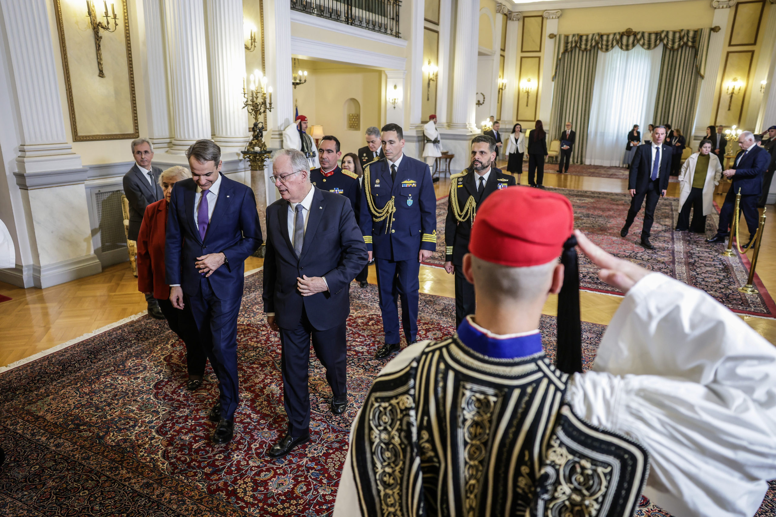 Δεξίωση, Κωνσταντίνος Τασούλας, Προεδρικό Μέγαρο, διπλωματικό σώμα