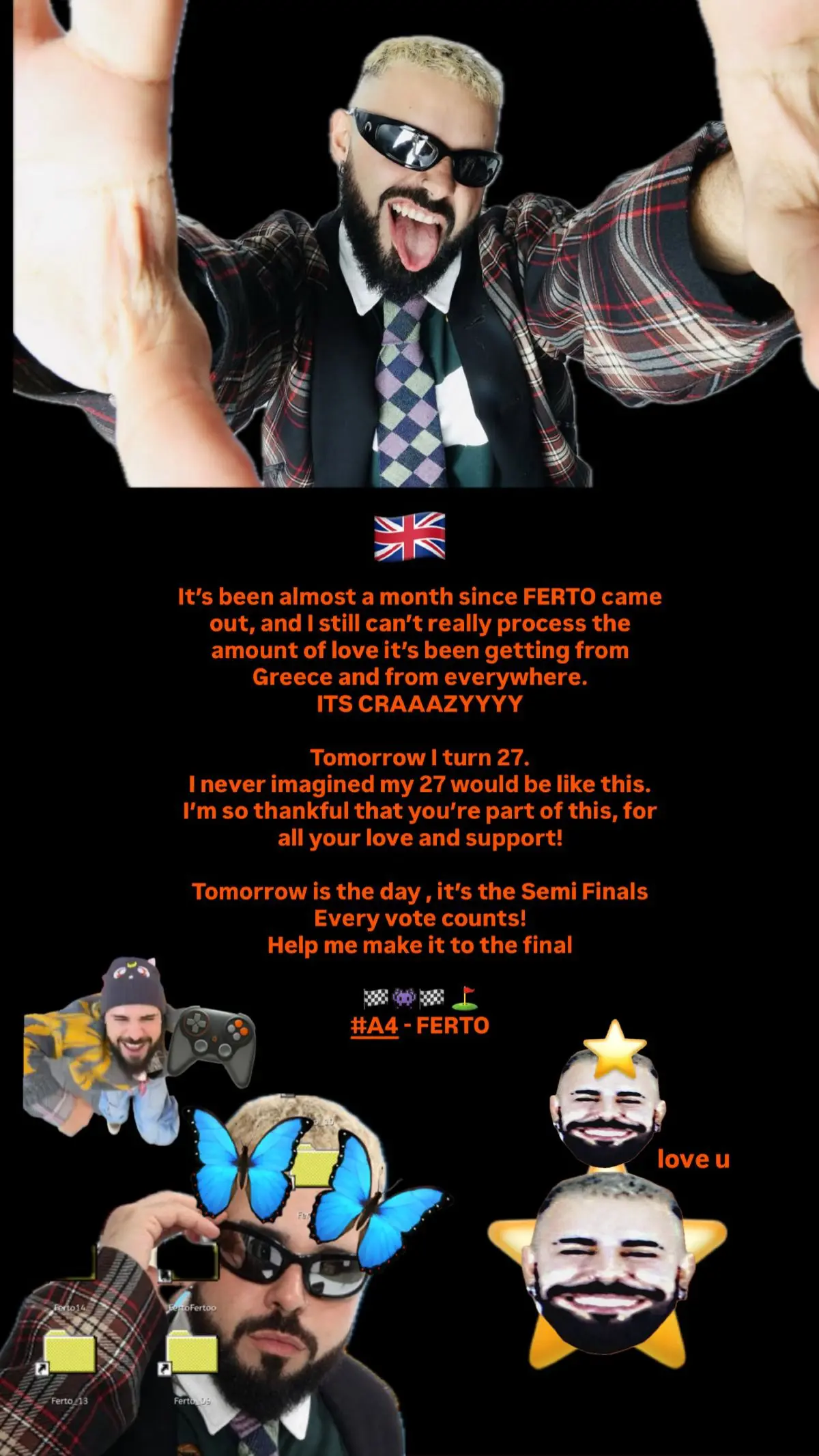 Akylas - Το μήνυμα για τα γενέθλιά του