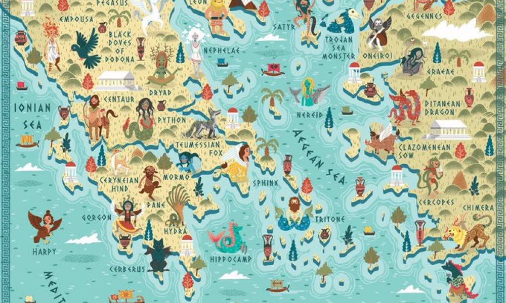 Αρχαία Ελλάδα: Ο μοναδικός χάρτης των μυθικών πλασμάτων