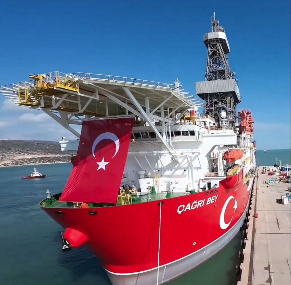 Το νέο γεωτρύπανο 7ης γενιάς της Τουρκίας ξεκινά την πρώτη αποστολή του στη Σομαλία, εκτός τουρκικών υδάτων.