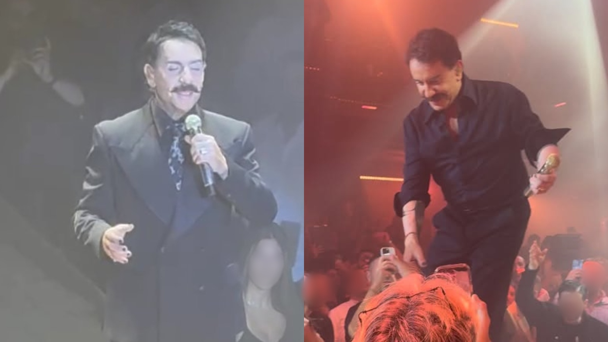 Γιώργος Μαζωνάκης – Επανεμφανίστηκε με μουστάκι στη σκηνή μετά την περιπέτεια υγείας