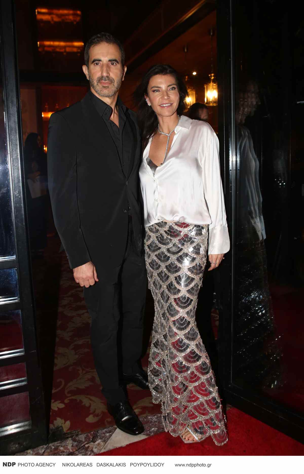 Η Μαρίνα Βερνικού με τον Μίλτο Καμπουρίδη