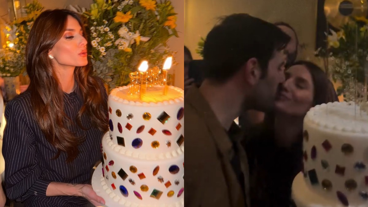 Επέτειος για την Ηλιάνα Παπαγεωργίου: Το εντυπωσιακό πάρτι και το φιλί του Γιάννη Καραβασάνη