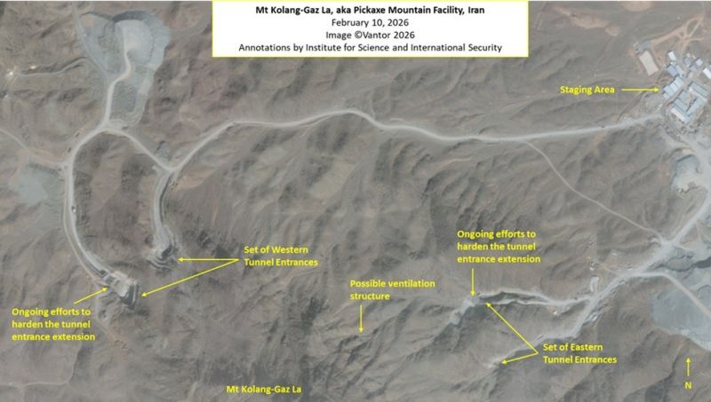 Ιράν: Δορυφορικές εικόνες δείχνουν θωράκιση των πυρηνικών εγκαταστάσεων – Ετοιμάζεται για αεροπορικές επιθέσεις