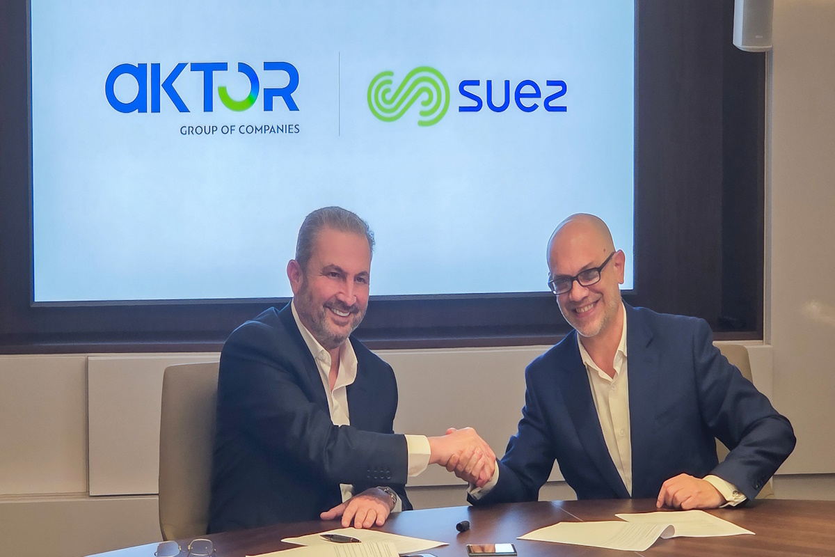 Στρατηγική σύμπραξη του Ομίλου AKTOR με τη SUEZ INTERNATIONAL