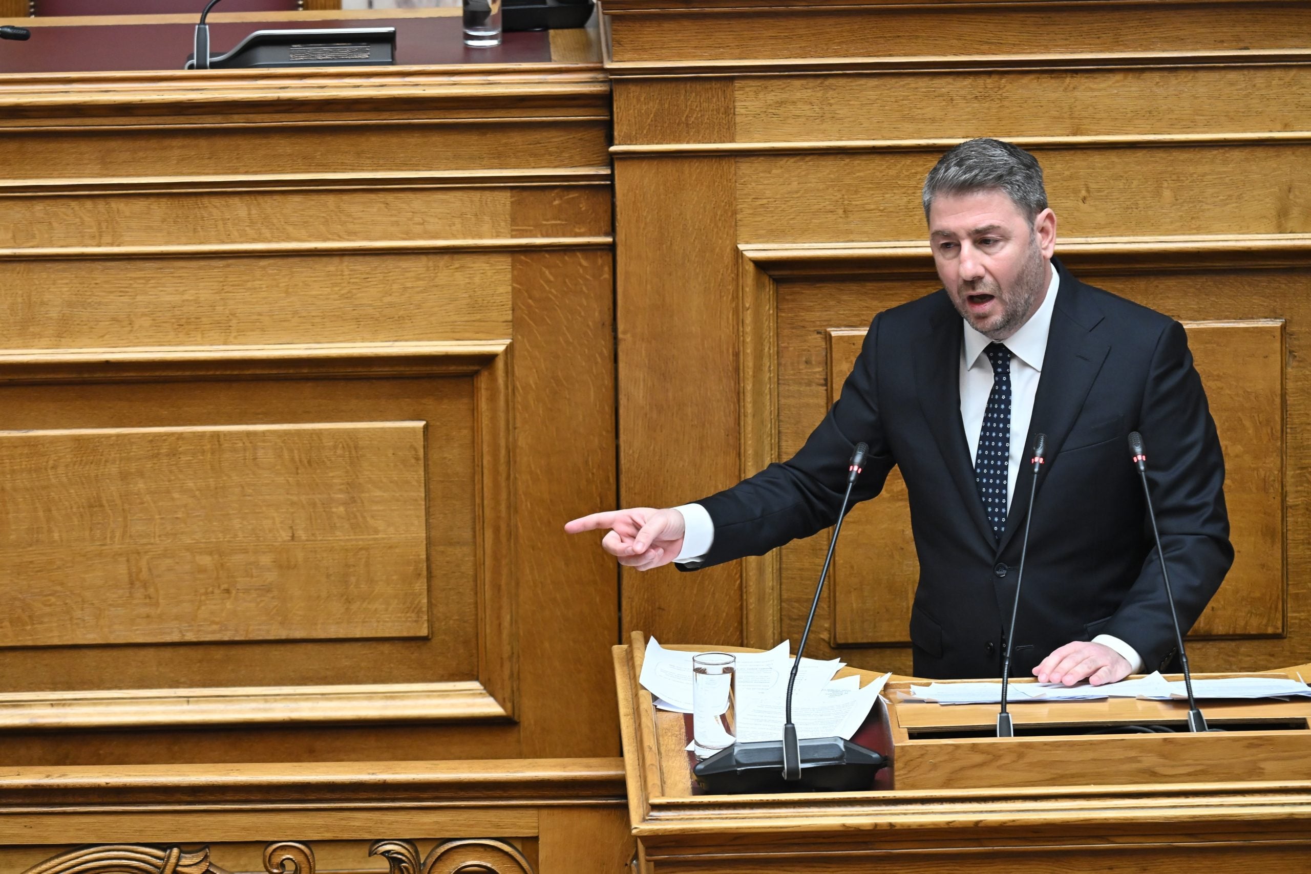 Ανδρουλάκης στη Βουλή: Σιωπή για το καλώδιο – Επικράτησε ο τραμπουκισμός του Ερντογάν, ναι ή όχι;