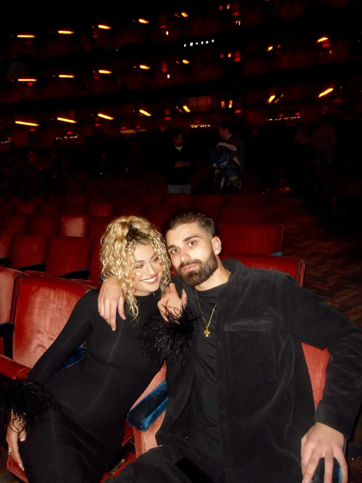 Η Antigoni με τον σύντροφό της