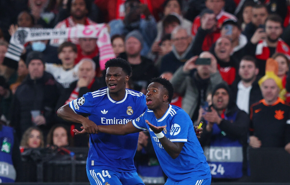 Μπενφίκα – Ρεάλ Μαδρίτης: Γκολ από Βινίσιους και διακοπή, ο Βραζιλιάνος κατήγγειλε στον διαιτητή ότι ο Πρεστιάνι τον αποκάλεσε «μαϊμού»