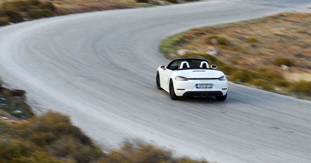 Porsche 718 Boxster δοκιμή