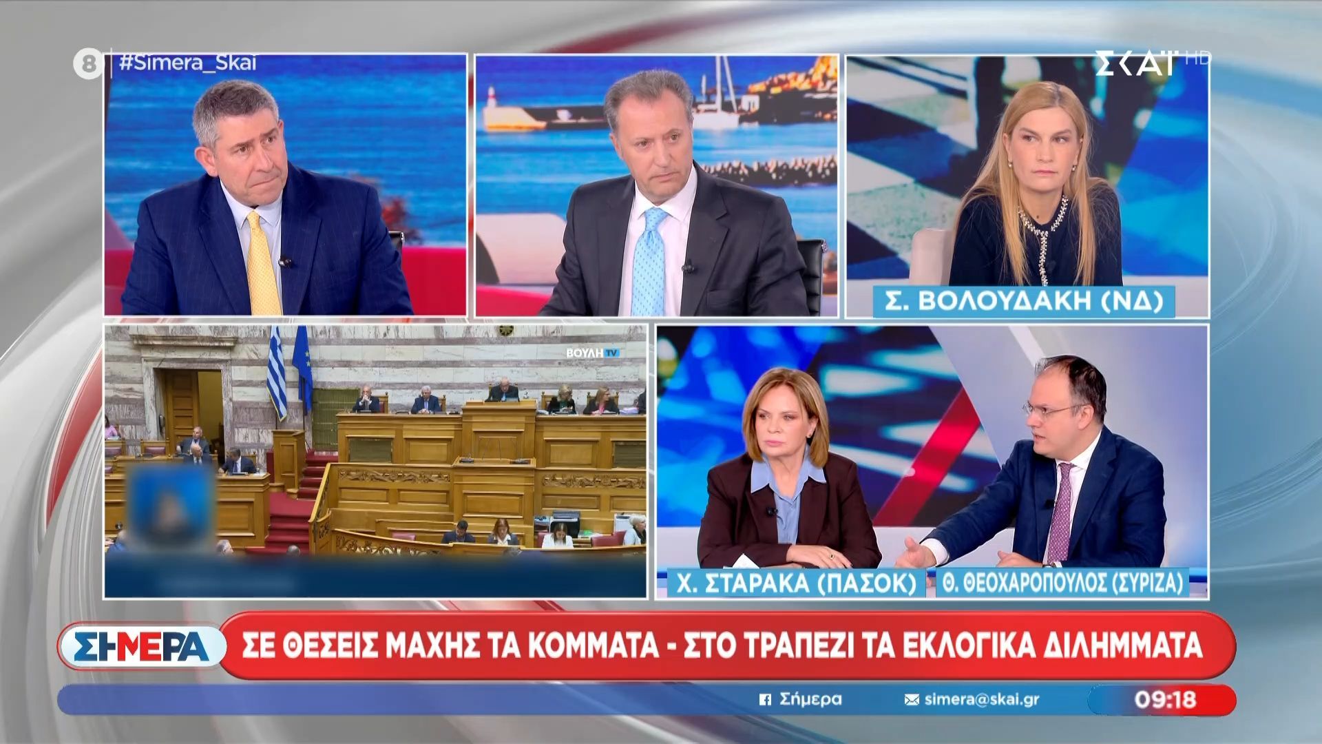 Χ. Σταρακά: «Με τη ΝΔ δεν συνεργαζόμαστε»