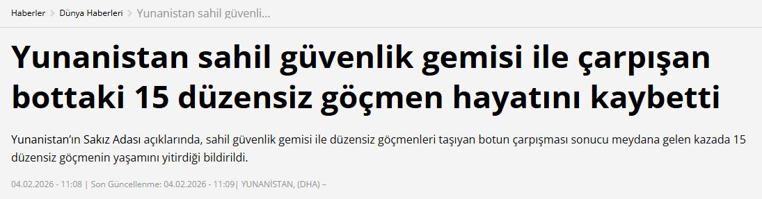 Τουρκικά ΜΜΕ: «Αγώνας επιβίωσης στο Αιγαίο» – Οι αναφορές για την καταστροφή στη Χίο