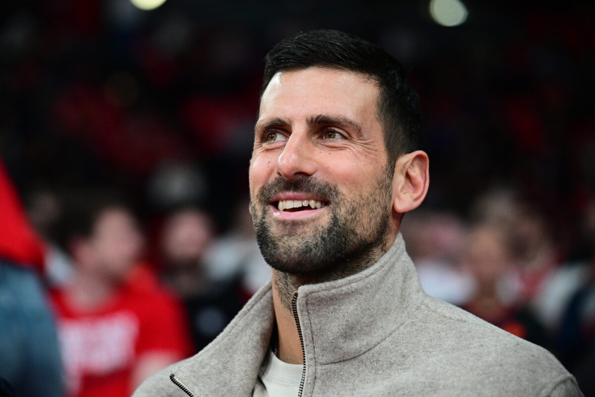 Ο Νόβακ Τζόκοβιτς στο ΣΕΦ για τη μάχη Ολυμπιακού – Ερυθρού Αστέρα