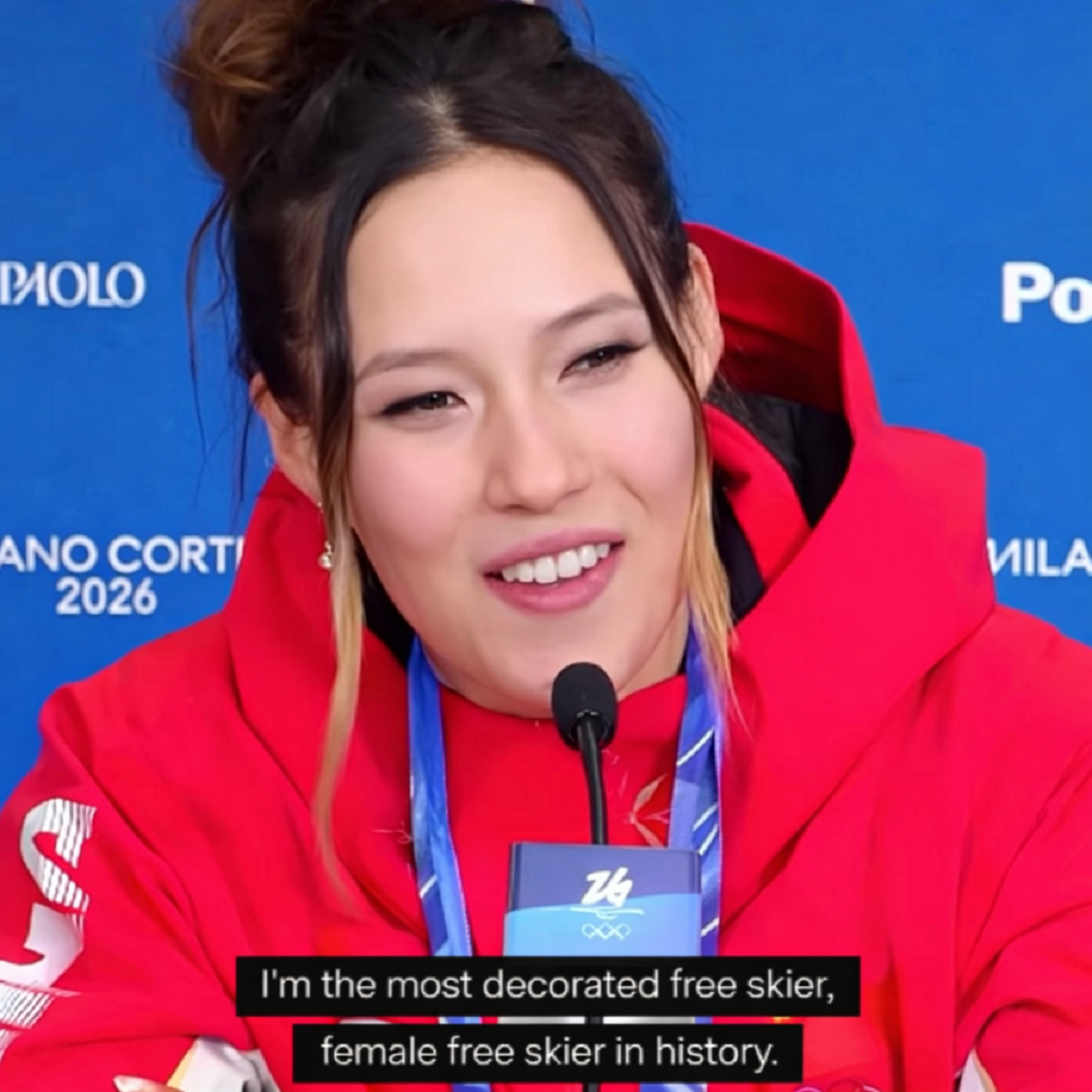 Χειμερινοί Ολυμπιακοί Αγώνες 2026: Το viral «χτύπημα» της Αϊλίν Γκου σε ερώτηση για τα ασημένια μετάλλια