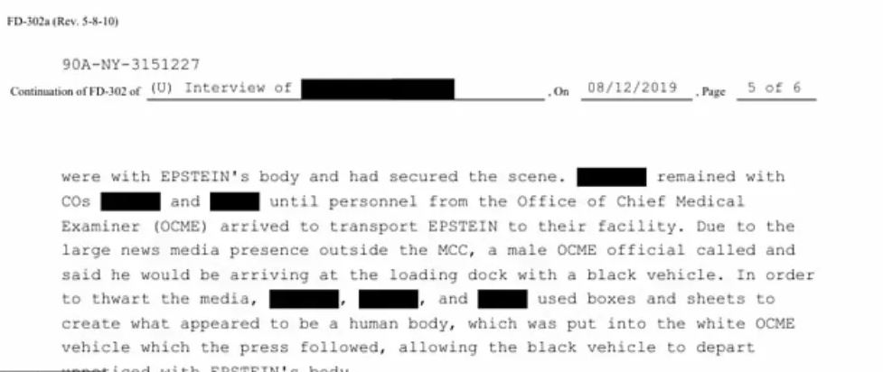 Σοκαριστικές αποκαλύψεις για τον Έπσταϊν: Σωφρονιστικοί υπάλληλοι φέρονται να παρουσίασαν «ψεύτικο πτώμα» για να ξεγελάσουν τα ΜΜΕ