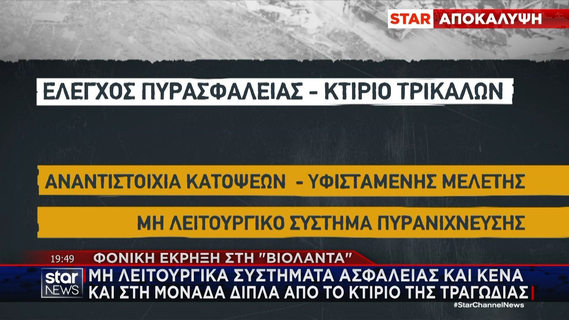 Φονική έκρηξη στη «Βιολάντα»:  Τι έδειξε ο έλεγχος πυρασφάλειας στην μονάδα των Τρικάλων