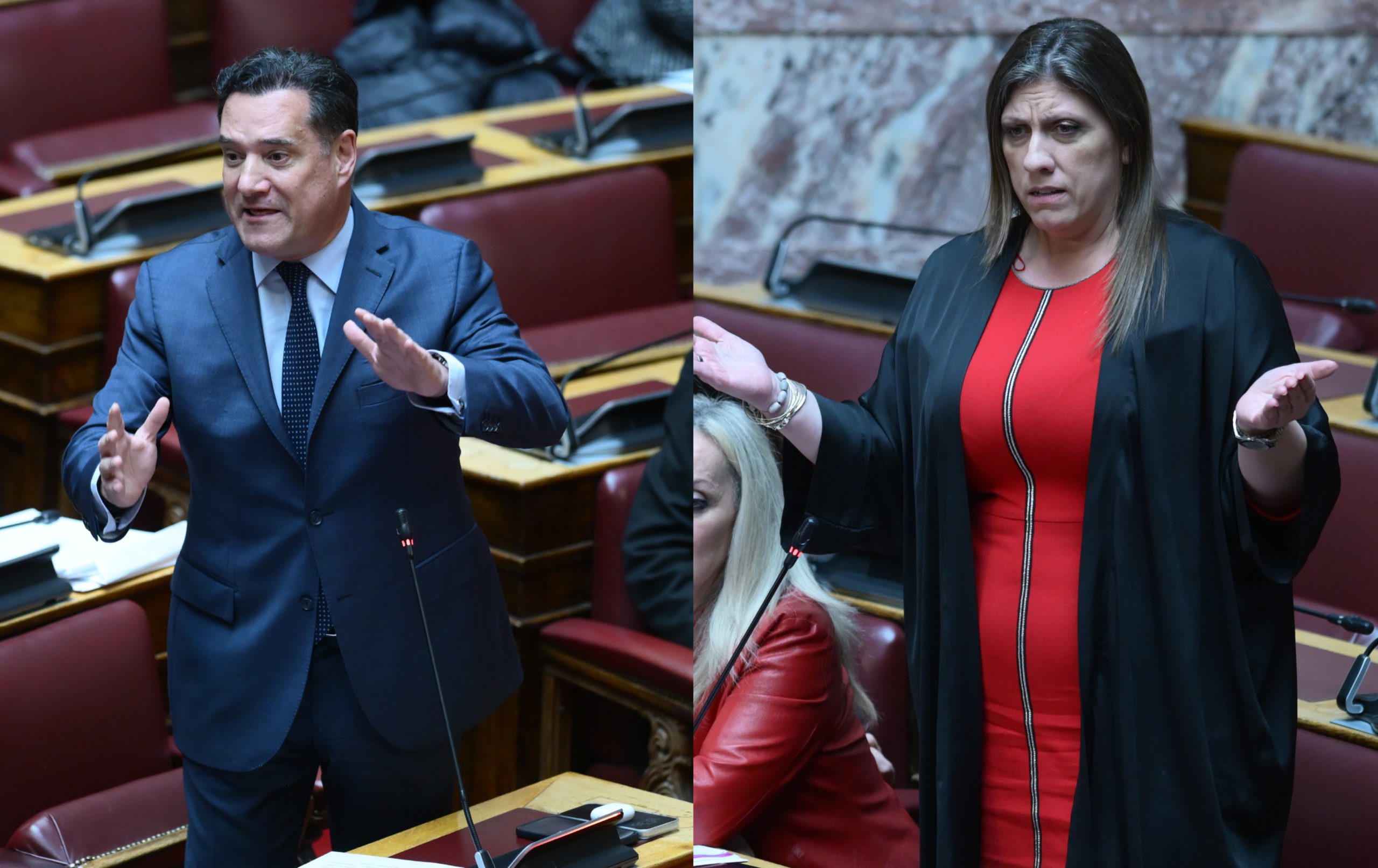 Έντονη αντιπαράθεση Γεωργιάδη-Κωνσταντοπούλου στη Βουλή: «Θα σε στείλω φυλακή» – «Είστε εσείς κοινοβουλευτικός άνδρας;»