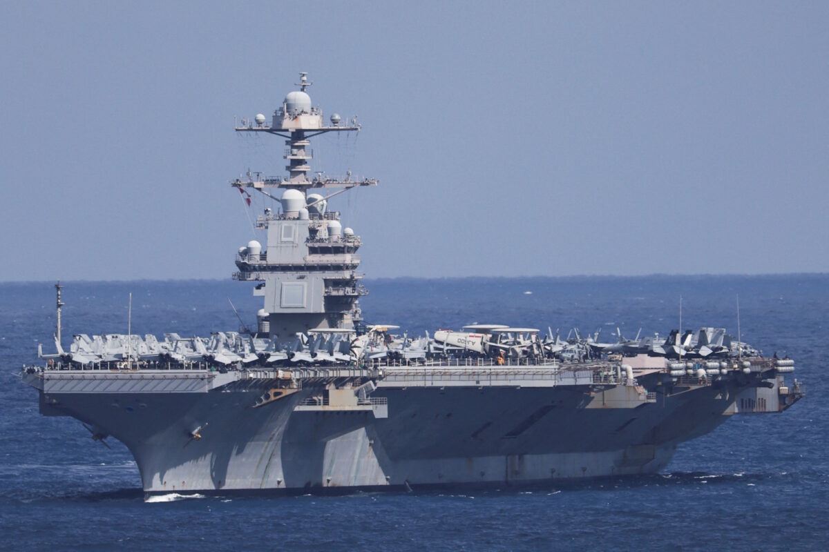 Το αεροπλανοφόρο USS Gerald R. Ford στη Σούδα – Το Ιράν πιέζεται για συμφωνία