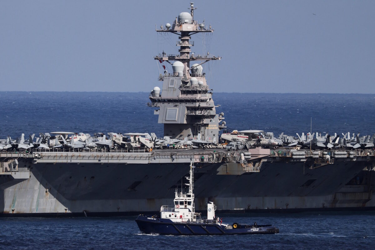 Το αεροπλανοφόρο USS Gerald R. Ford φτάνει στη Σούδα – Το Ιράν απορρίπτει τις «περιορισμένες επιθέσεις» του Τραμπ