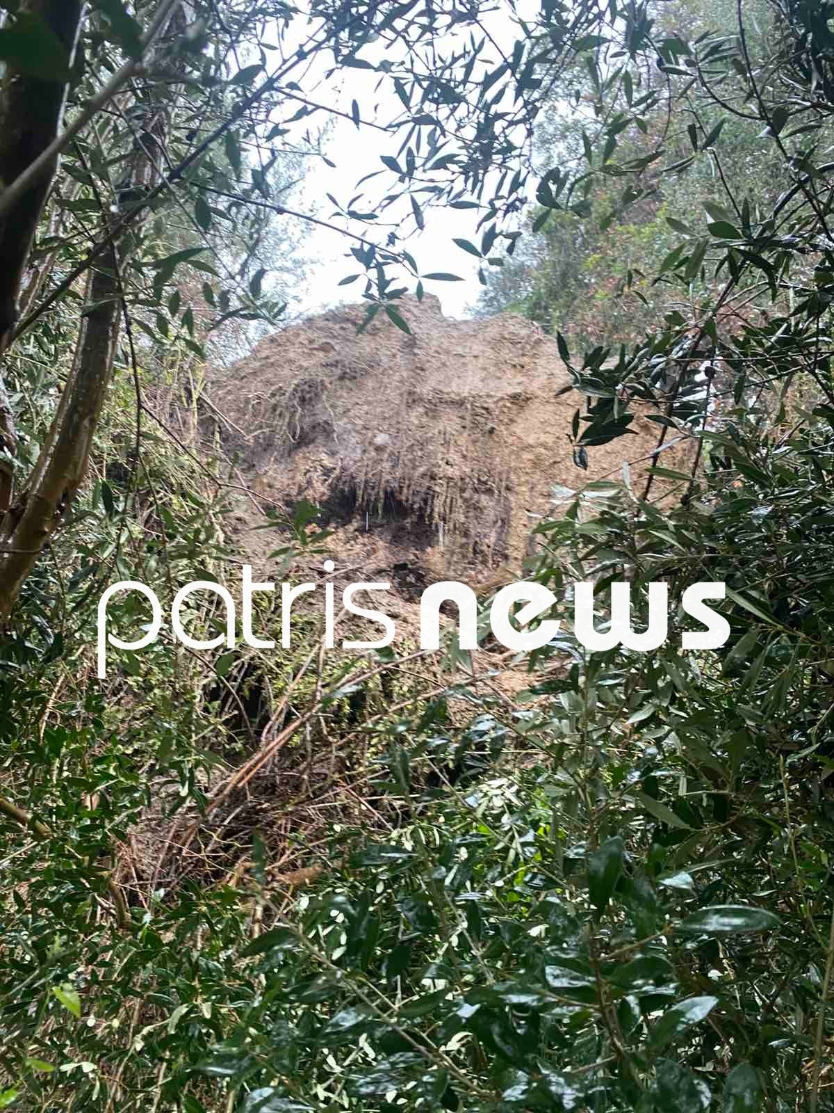 Η κακοκαιρία πλήττει την Ηλεία: Βράχος κινδυνεύει να καταρρεύσει σε σπίτια στο Κατάκολο – Ανησυχητική άνοδος της στάθμης του Αλφειού 7 Κατολίσθηση