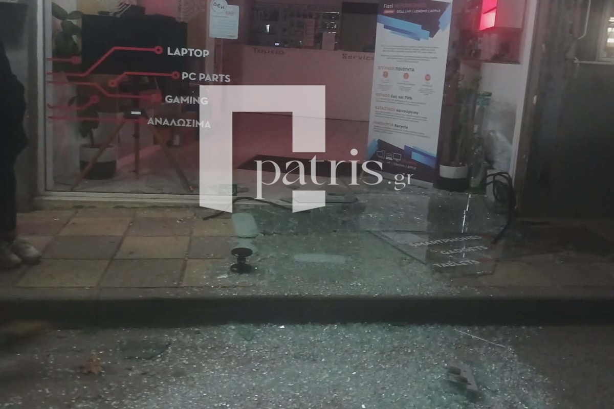 Ηράκλειο: Διαρρήκτης έσπασε τζαμαρία καταστήματος, πανικοβλήθηκε και του έπεσαν τα κλοπιμαία