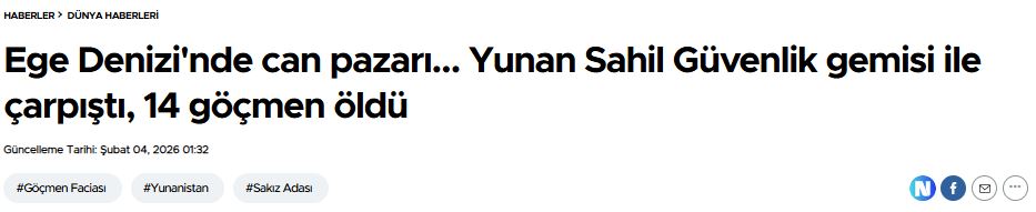 Τουρκικά ΜΜΕ: «Αγώνας επιβίωσης στο Αιγαίο» – Οι αναφορές για την καταστροφή στη Χίο