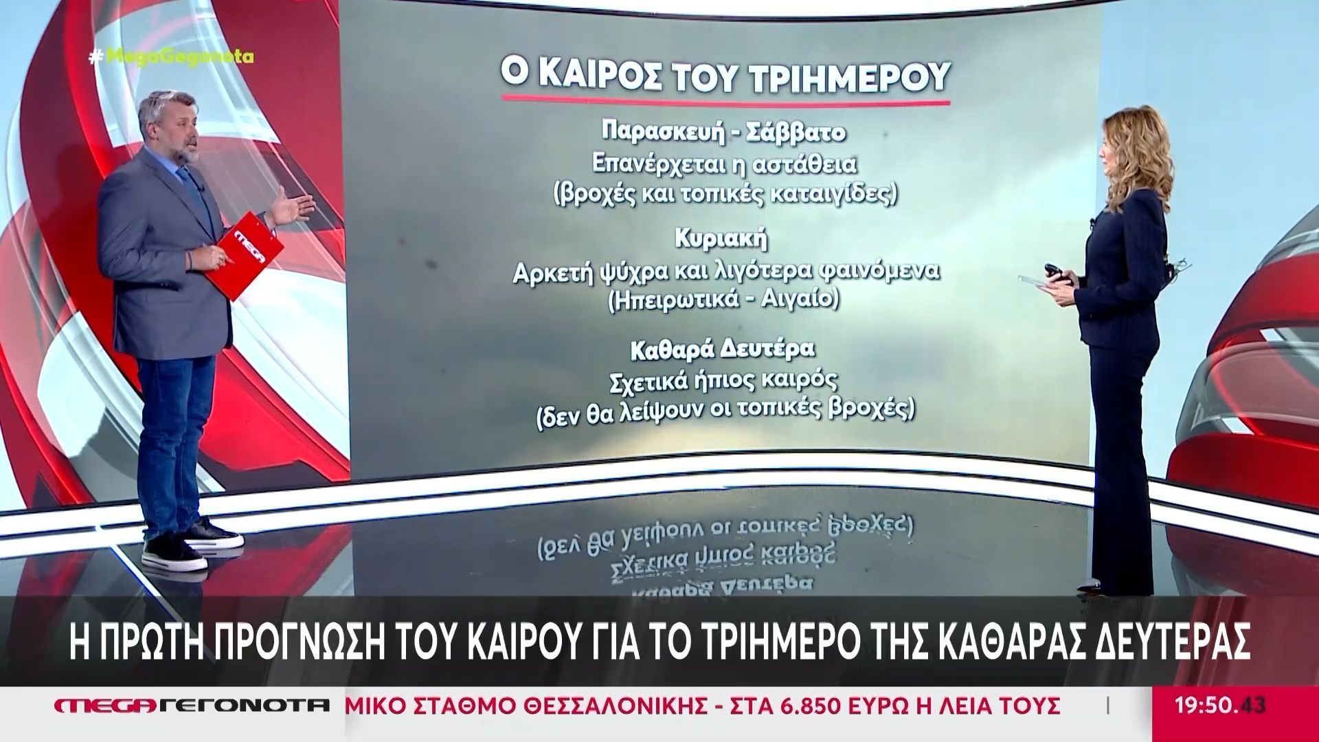 Η πρώτη πρόγνωση του καιρού για το τριήμερο της Καθαράς Δευτέρας