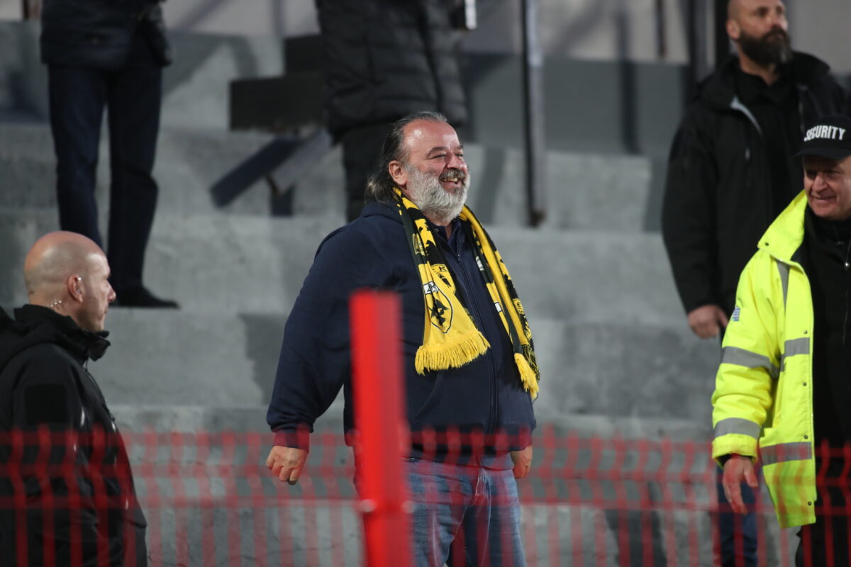 Ο Μάριος Ηλιόπουλος γιόρτασε με ενθουσιασμό τη θριαμβευτική νίκη της ΑΕΚ στις Σέρρες