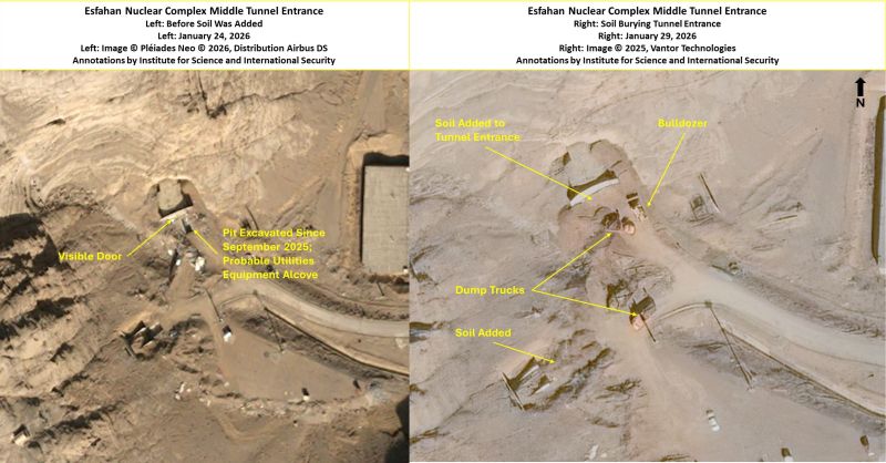 Ιράν: Ενισχύει την πυρηνική βάση στο Ισφαχάν και καλύπτει τα τούνελ – Προετοιμασία για ενδεχόμενα αεροπορικά χτυπήματα, αναφέρουν ειδικοί