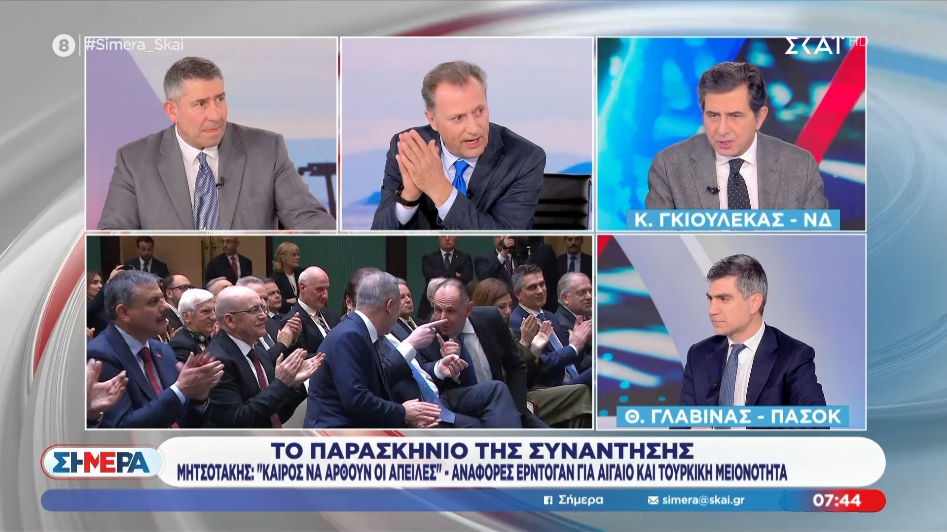 Κ. Γκιουλέκας: «Πήγαμε λέγοντας ξεκάθαρα τις θέσεις μας μέσα στην Τουρκία»