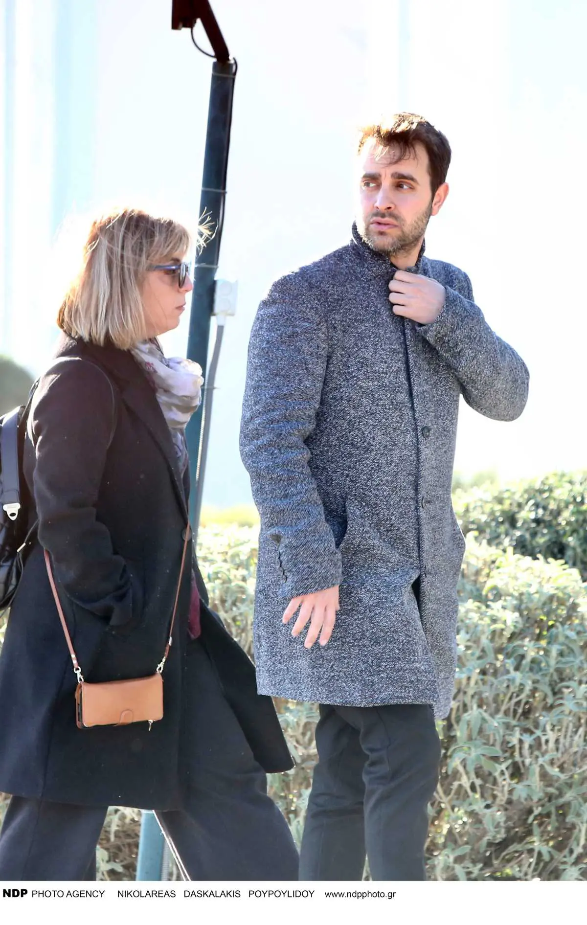 Ο Λάζος Μαντικός στη κηδεία του Γιώργου Παπαδάκη 