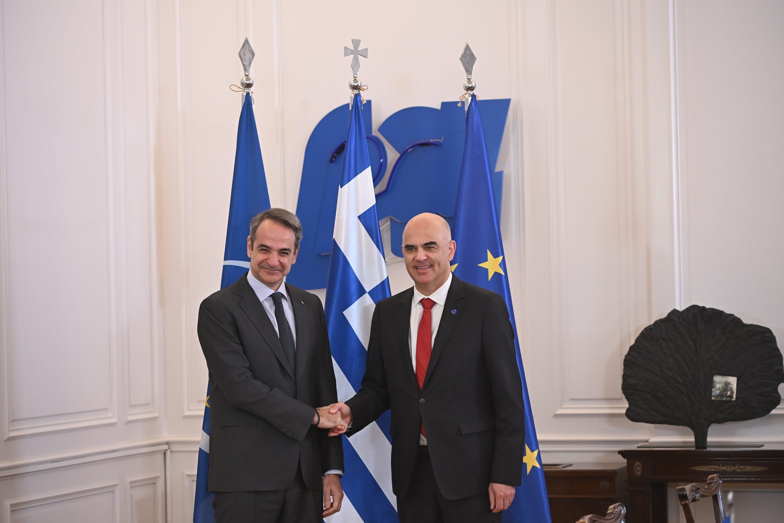 Κυριάκος Μητσοτάκης,Αλέν Μπερσέ