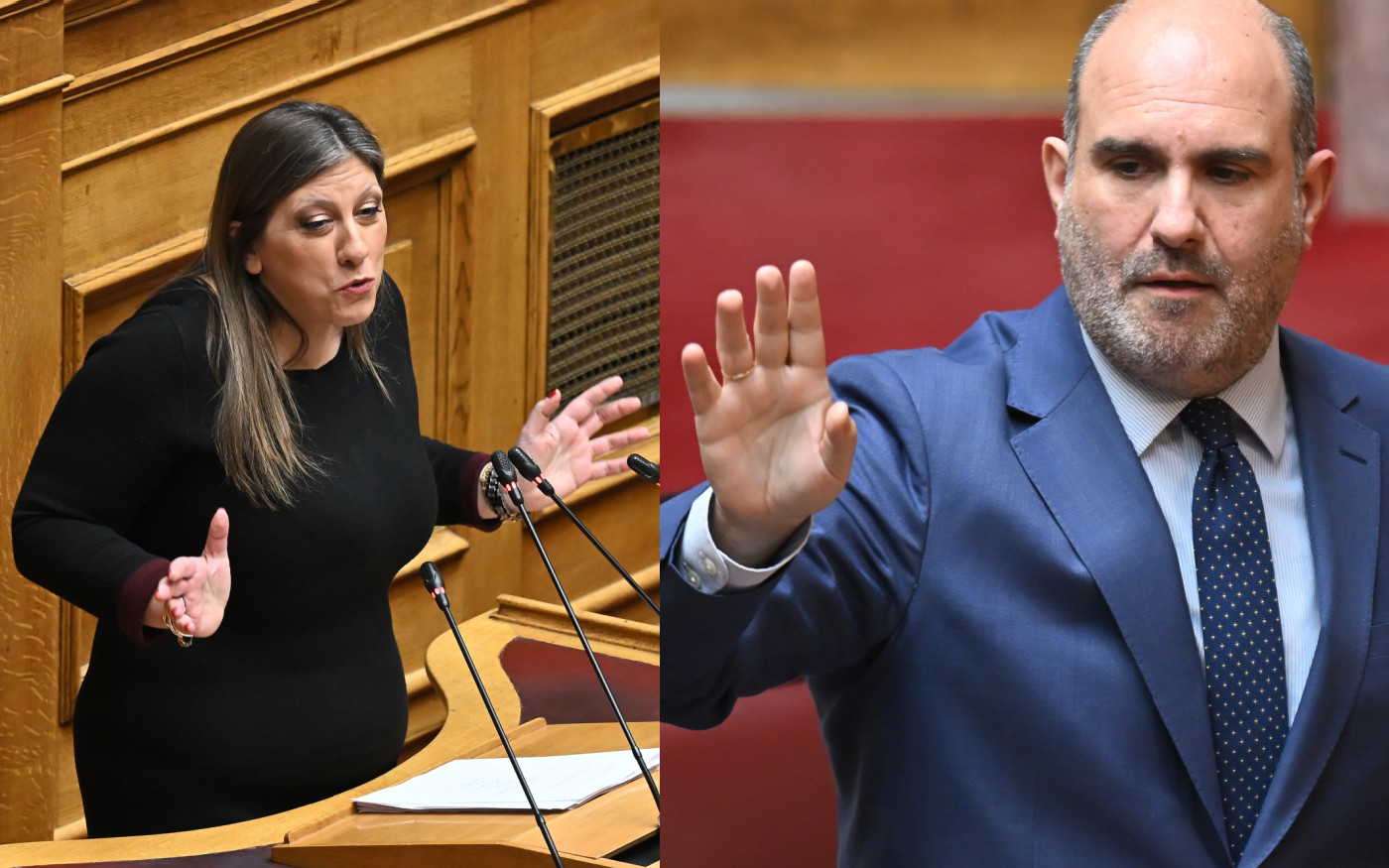 Σύγκρουση Κωνσταντοπούλου – Μαρκόπουλου στη Βουλή: «Η ασυλία του έπρεπε να είχε αρθεί για το μπάζωμα της εξεταστικής για τα Τέμπη» – «Είστε πολιτική χούλιγκαν»