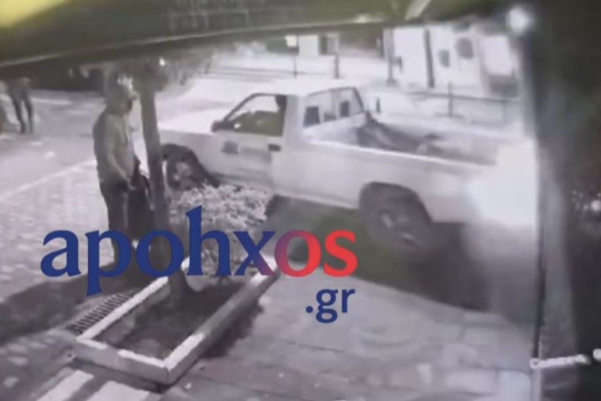 Αίγιο: Διαρρήκτες εισέβαλαν με αγροτικό σε κοσμηματοπωλείο – Βίντεο από τη ληστεία