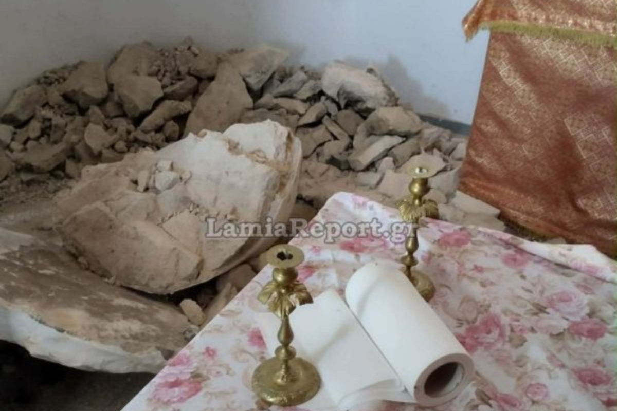 Φθιώτιδα: Χρυσοθήρες βανδάλισαν Αγία Τράπεζα για να βρουν θησαυρό – Δείτε εικόνες