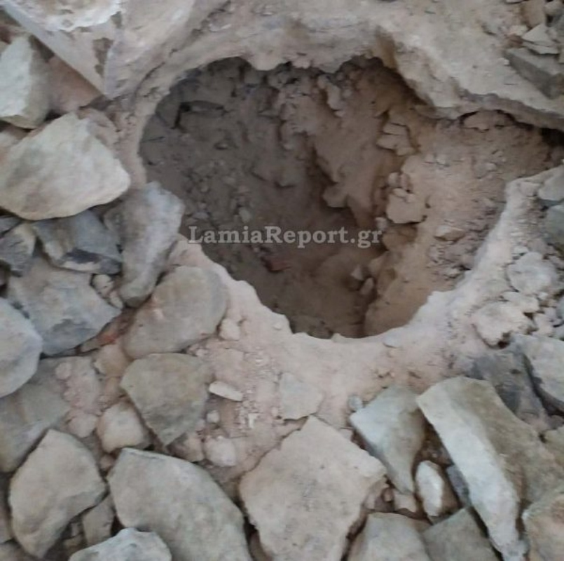 Η ζημιά στην Αγία Τράπεζα