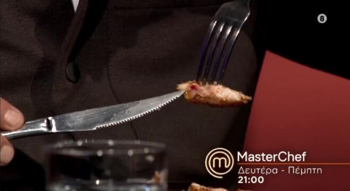 MasterChef: Ο Κουτσόπουλος εντόπισε αίμα στο κρέας – «Δεν χρειάζεται να δείξουμε βαθμολογίες»