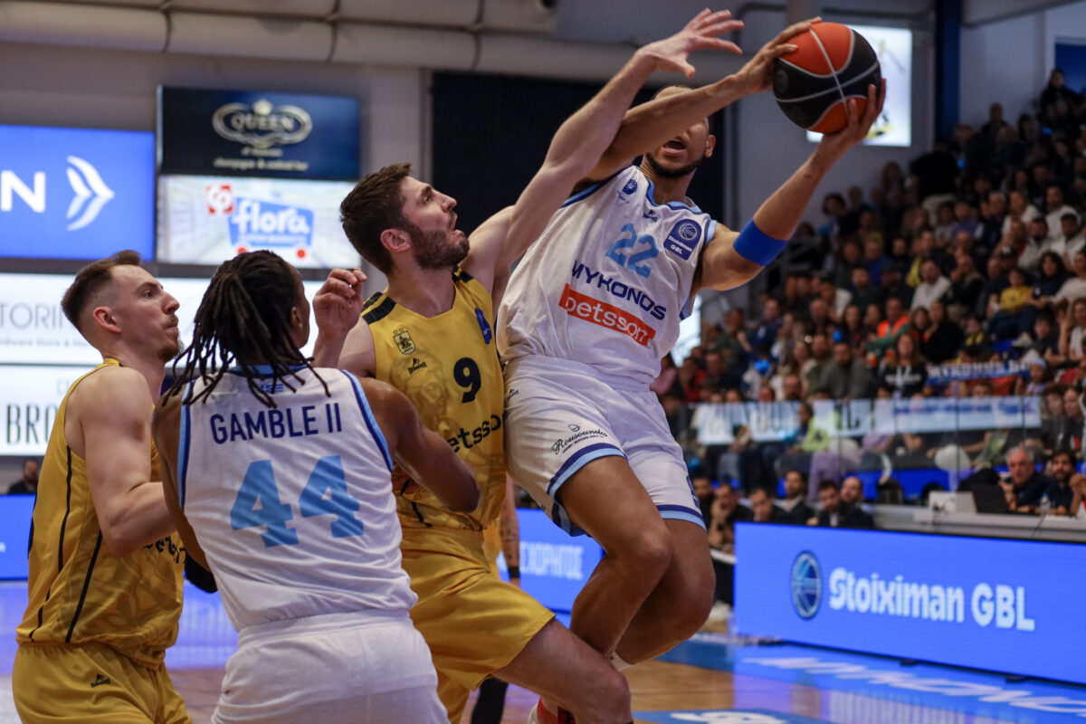 Greek Basketball League: Ο Άρης Betsson θριάμβευσε στη Μύκονο, διπλό για το Περιστέρι Betsson στην Πάτρα