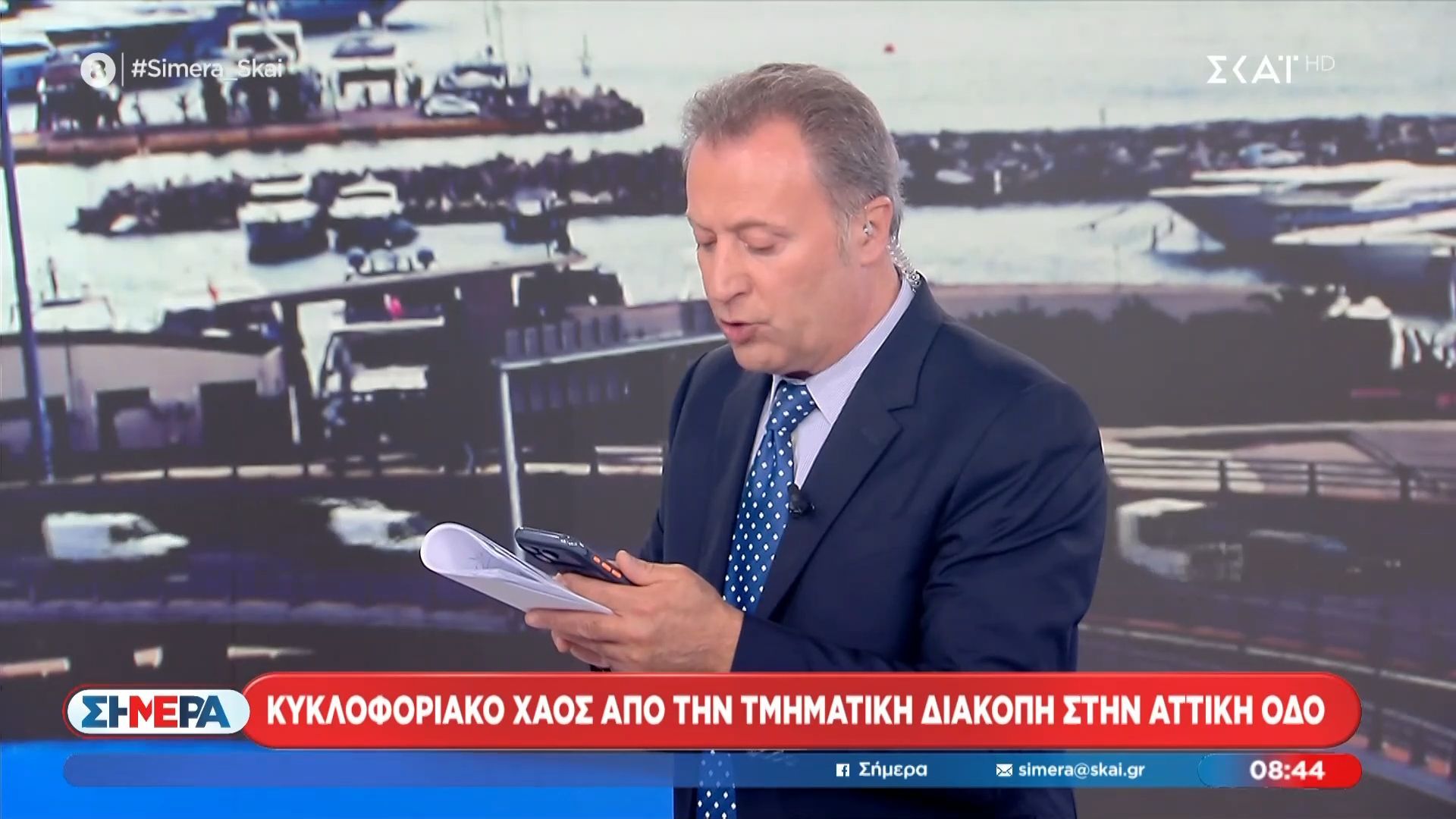 Ν. Ταχιάος για έργα στην Αττική Οδό: «Στατικό πρόβλημα δεν υφίσταται»